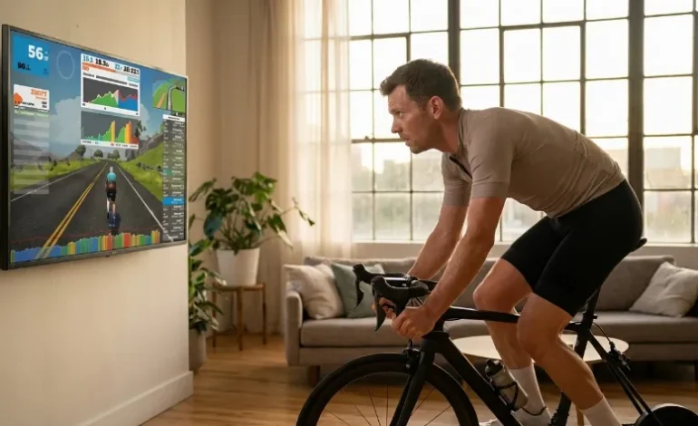 Trening na trenažerju (Zwift): Zakaj brez ventilatorja “kuhate” svoje srce